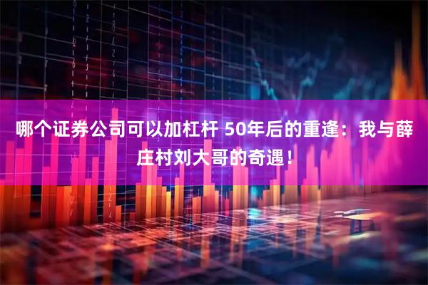 哪个证券公司可以加杠杆 50年后的重逢：我与薛庄村刘大哥的奇遇！